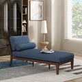 CHAISE LOUNGE navy blue-fabric