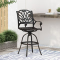 ALFRESCO KD SWIVEL BARSTOOL copper-aluminium