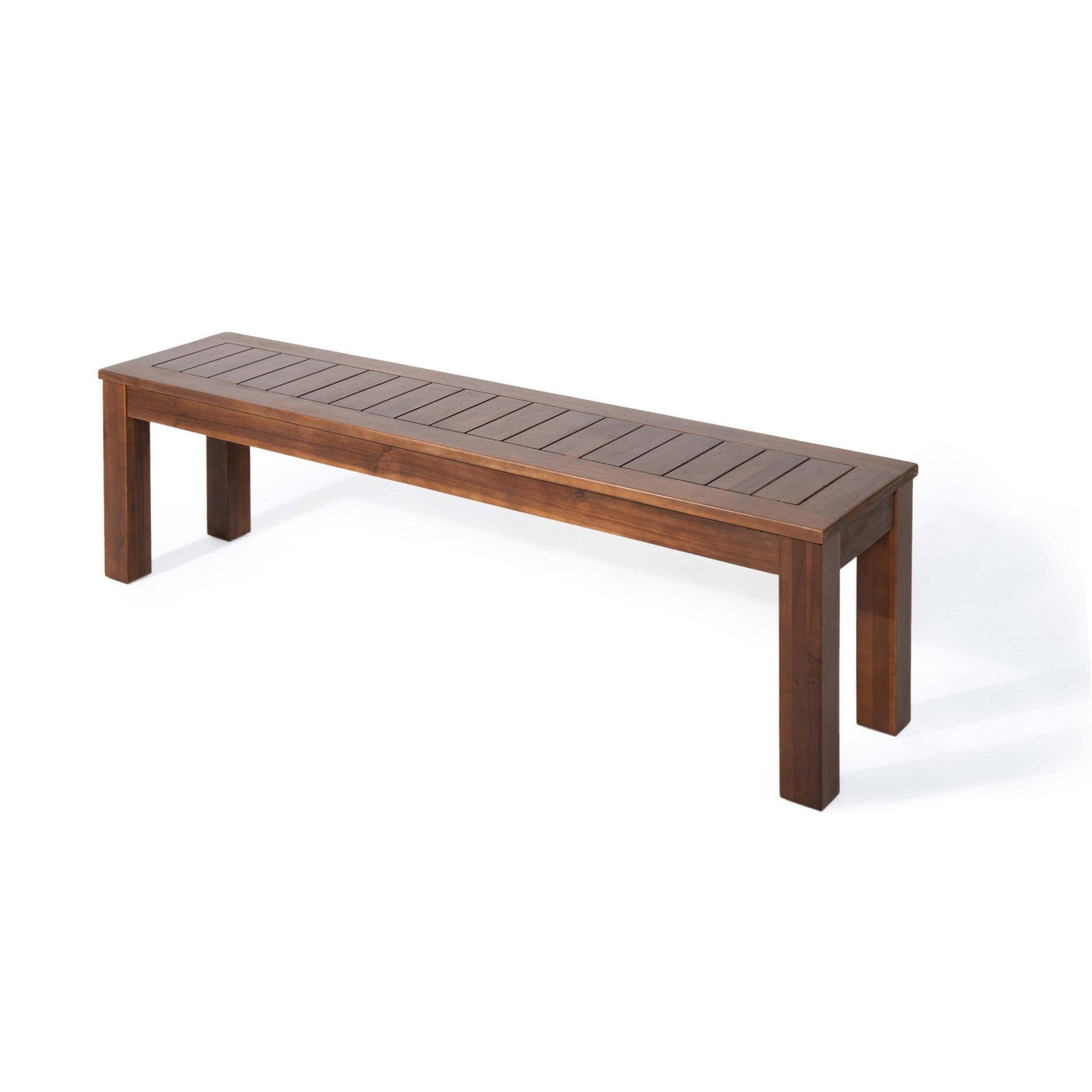 Manila 61.75'' Bench Set Of 2 - Dark Brown Wood