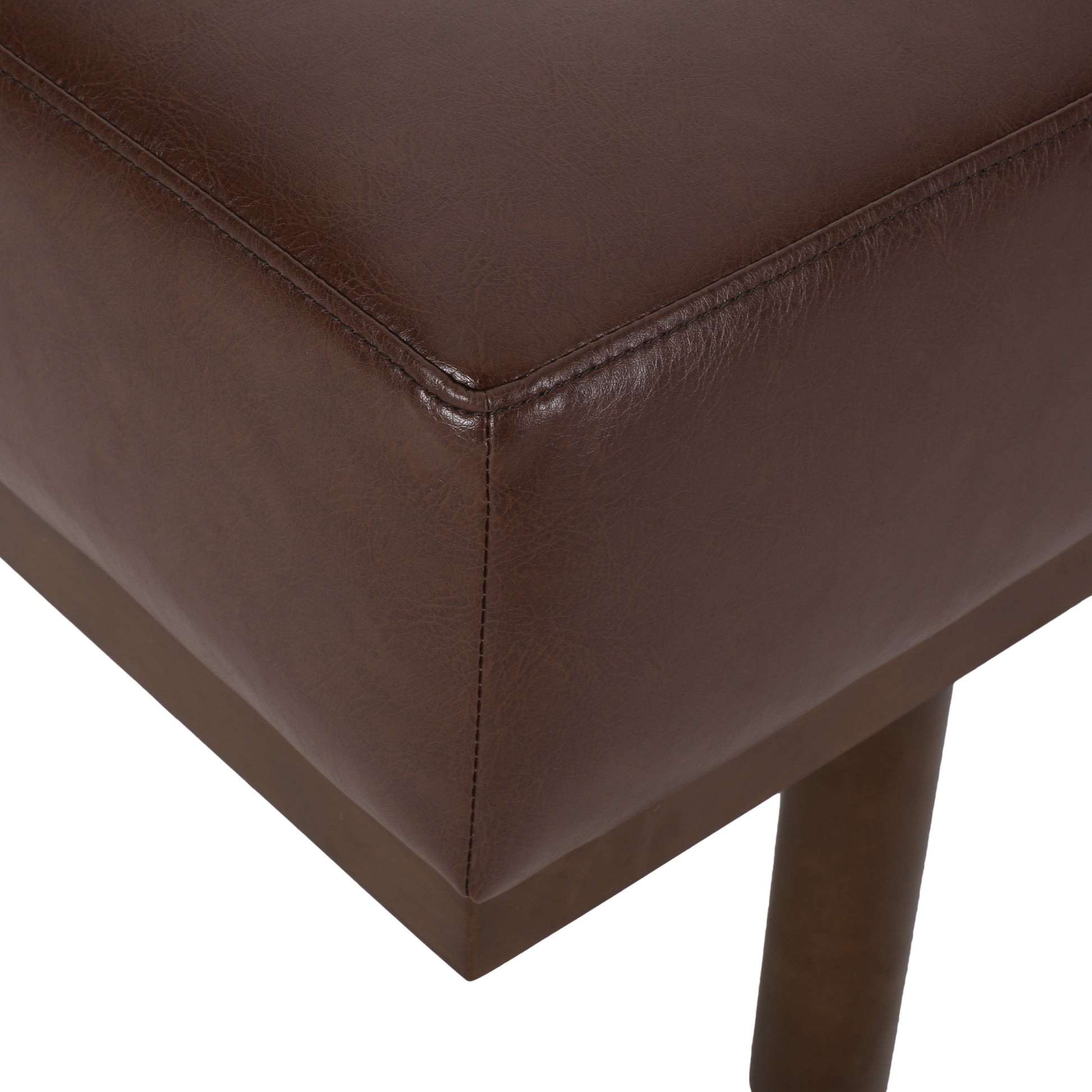 CHAISE LOUNGE dark brown-wood