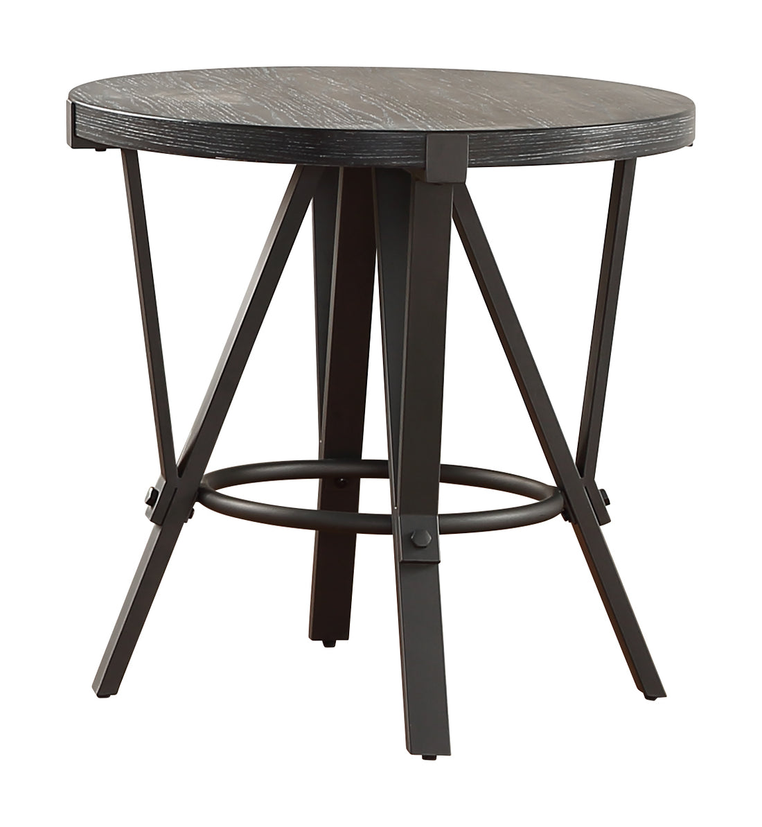 Portland End Table Gray - Gray Wood